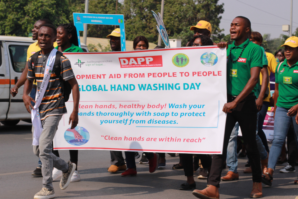 DAPP marches for hygiene